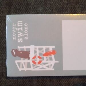 Never Swim Alone Dog List Pad Note Paper Grocery Magnetic To-Do Shopping NWT